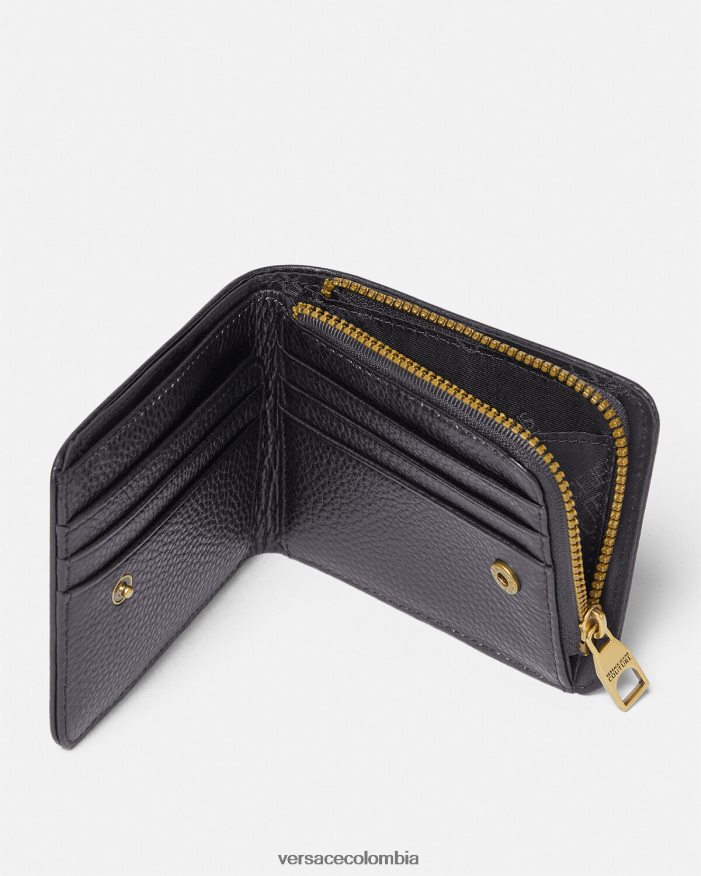 hombres cartera con logotipo Versace negro 2RP40F2486 accesorios