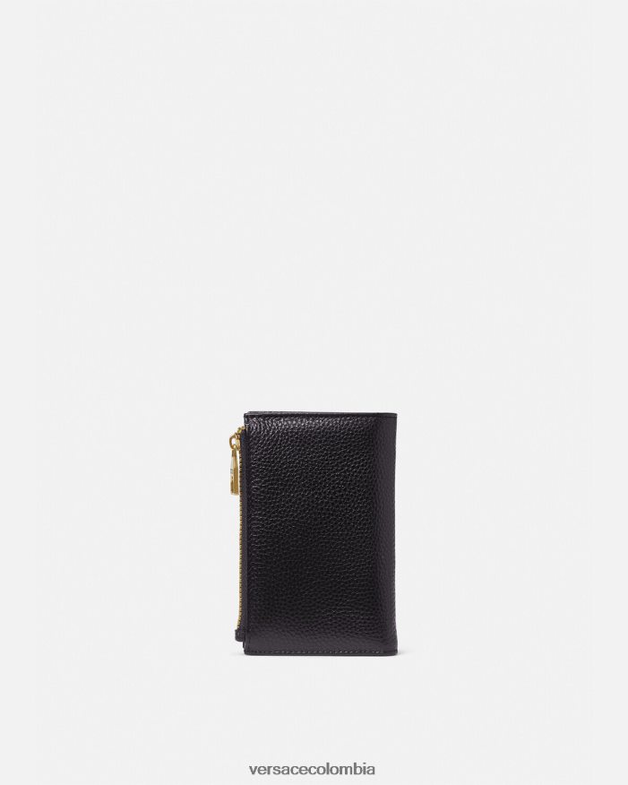 hombres cartera con logotipo Versace negro 2RP40F2487 accesorios