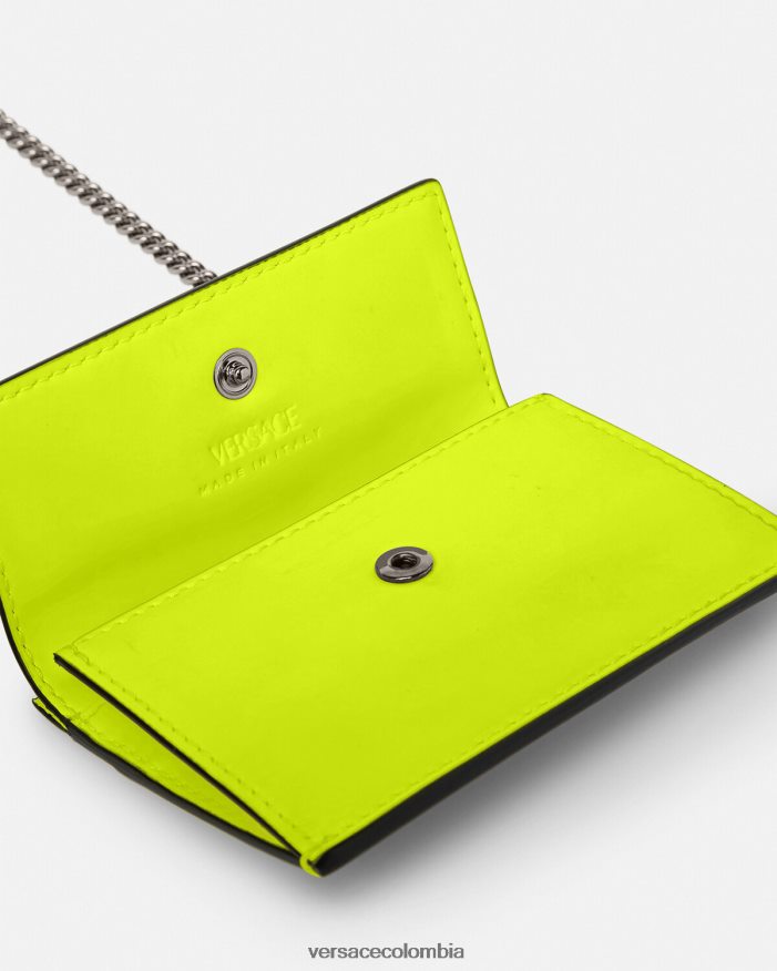 hombres tarjetero con medusa biggie Versace amarillo 2RP40F1645 accesorios