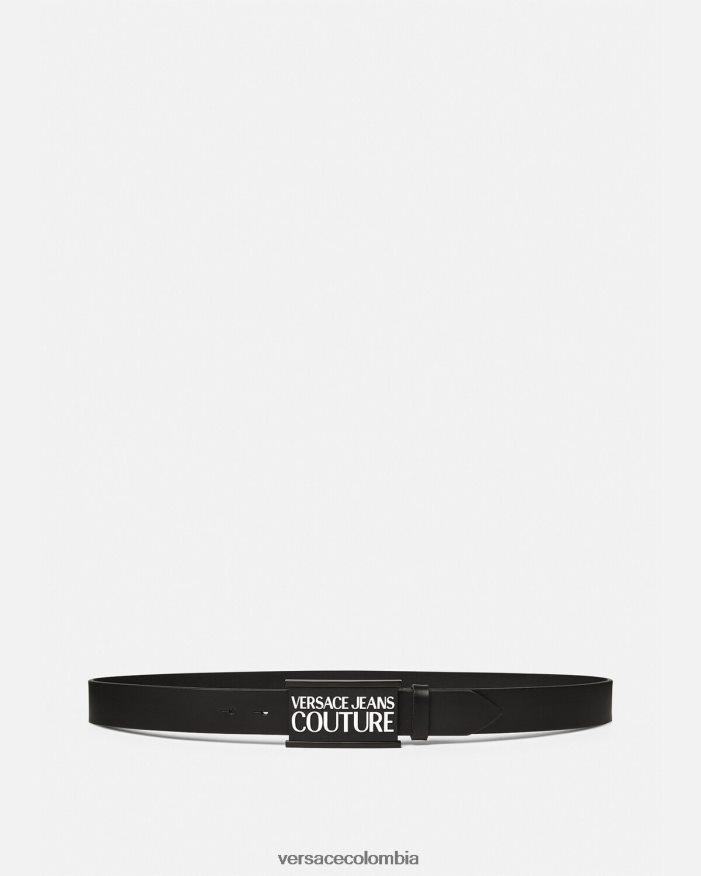 hombres cinturón con logo Versace negro 2RP40F2510 accesorios