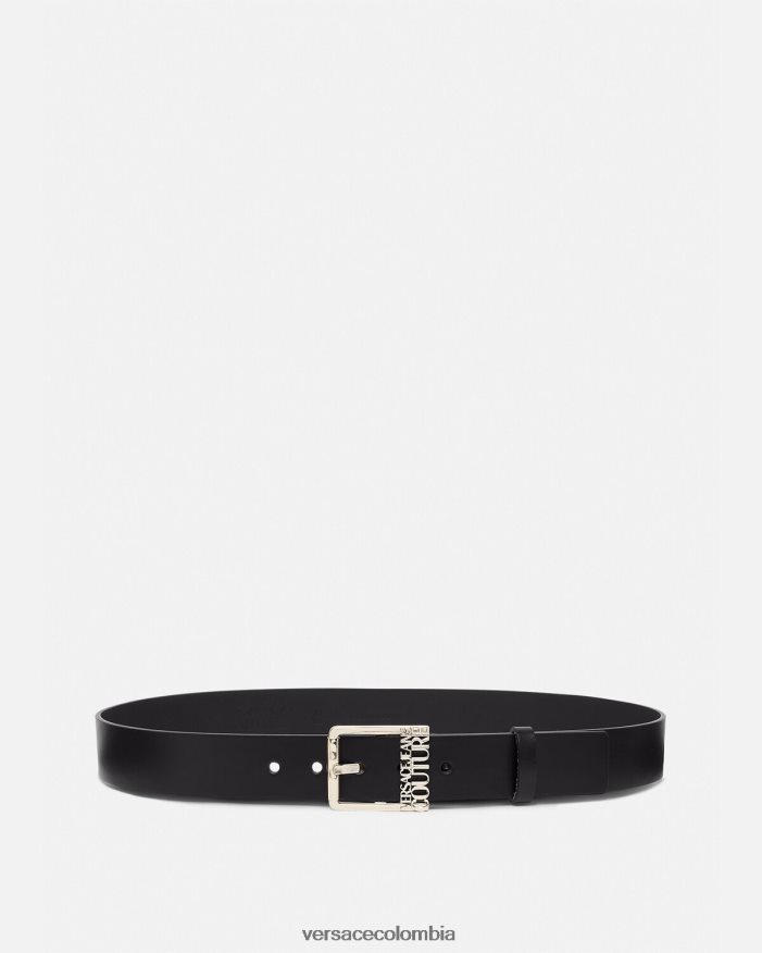 hombres cinturón con logo Versace oro y negro 2RP40F2480 accesorios