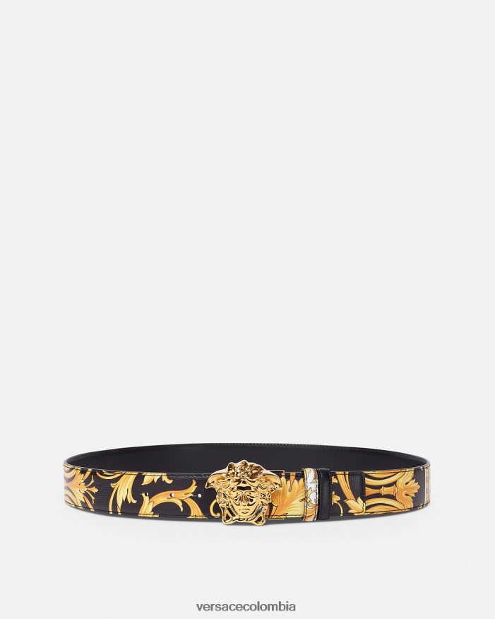 hombres cinturón reversible de piel barroco Versace imprimir 2RP40F1617 accesorios