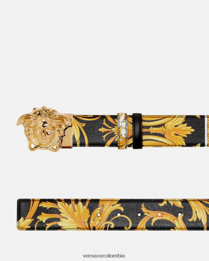 hombres cinturón reversible de piel barroco Versace imprimir 2RP40F1617 accesorios