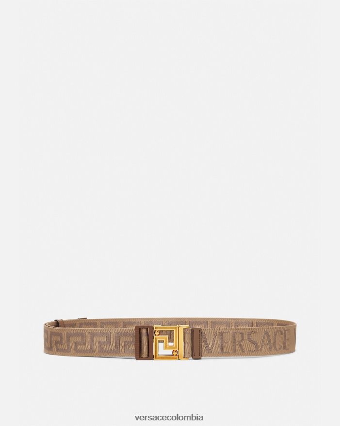 hombres cinturón reversible integral Versace marrón 2RP40F1612 accesorios