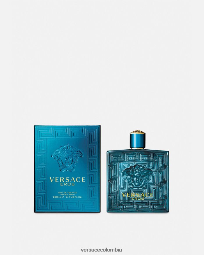 hombres eros edt 200ml Versace azul 2RP40F1719 accesorios