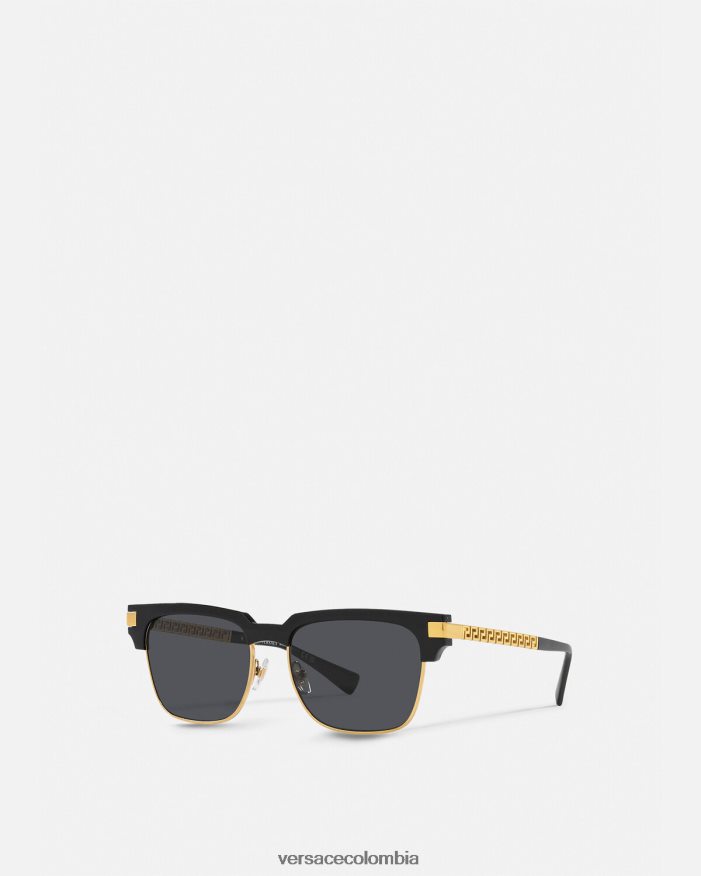 hombres gafas de sol greca Versace negro 2RP40F1680 accesorios