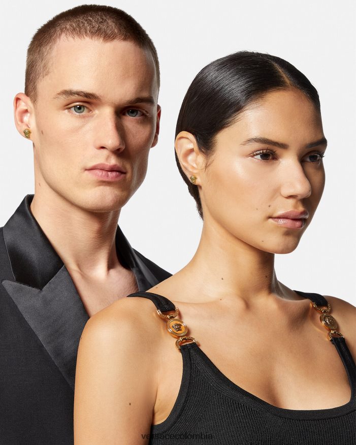 hombres pendientes de medusa Versace oro cálido 2RP40F1689 accesorios