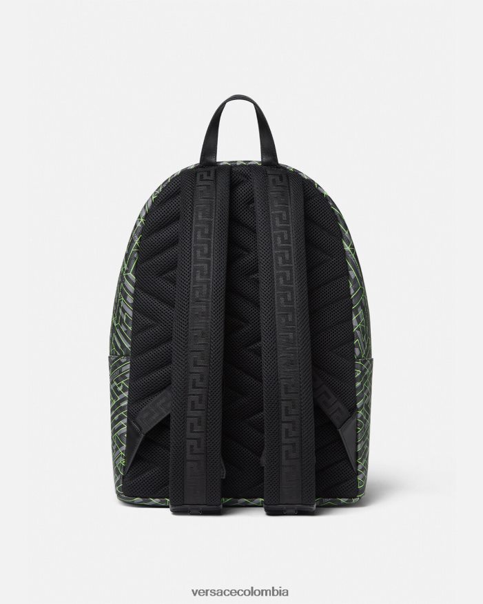 hombres mochila con la firma la greca Versace imprimir 2RP40F1488 bolsas