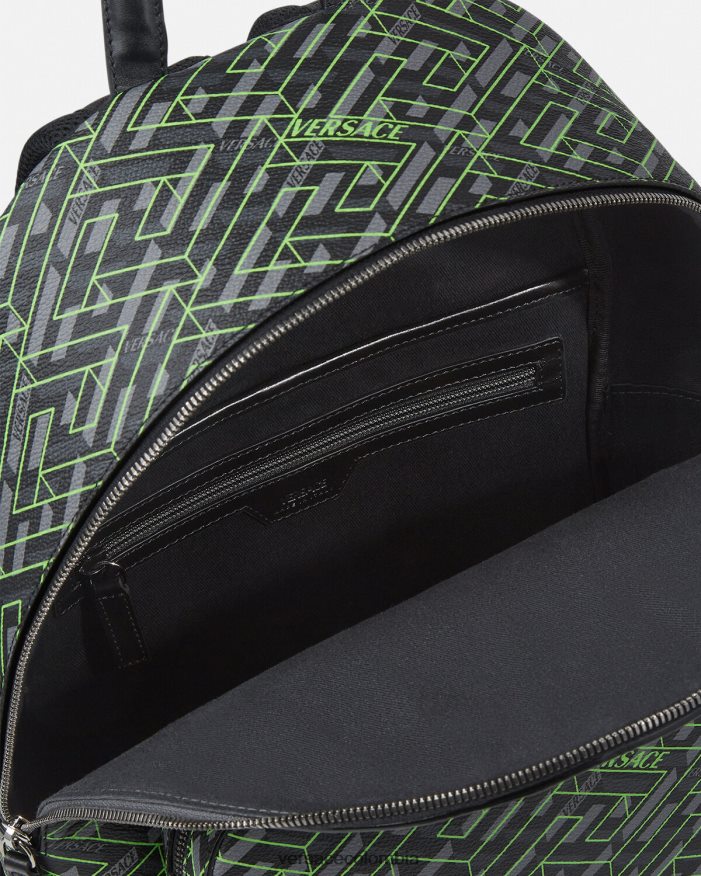 hombres mochila con la firma la greca Versace imprimir 2RP40F1488 bolsas
