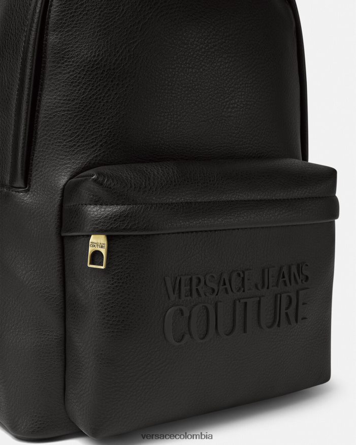hombres mochila con logo Versace negro 2RP40F2472 accesorios
