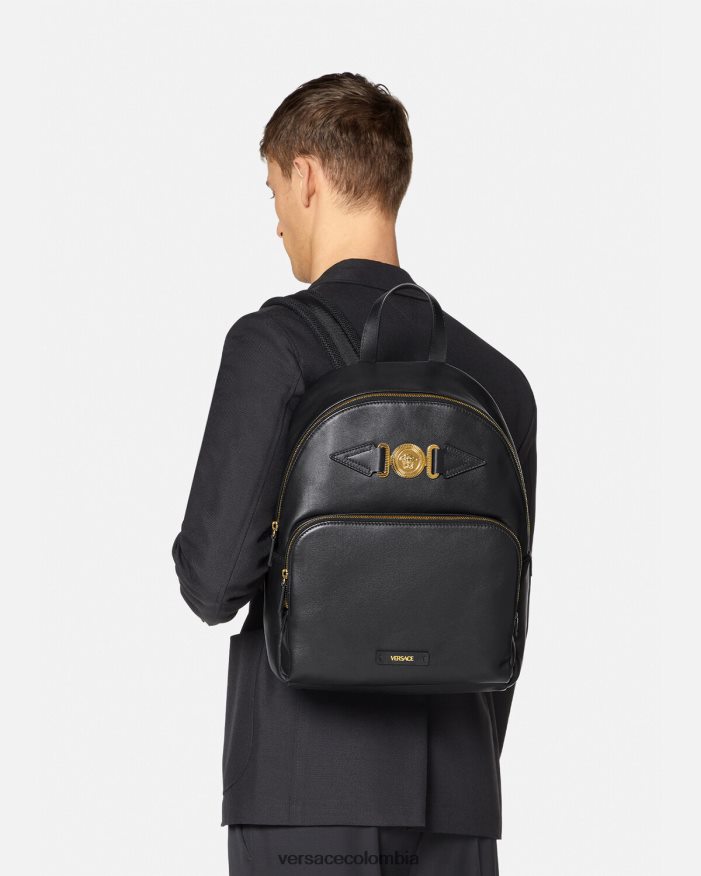 hombres mochila con medusa biggie Versace negro 2RP40F1471 bolsas