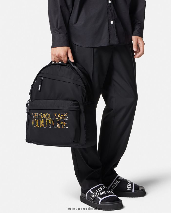 hombres mochila de alta costura con logo Versace multicolor 2RP40F2491 accesorios