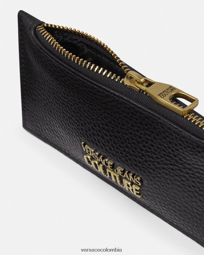 hombres tarjetero con logo Versace negro 2RP40F2489 accesorios