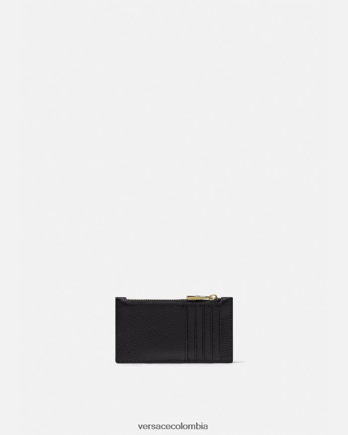 hombres tarjetero con logo Versace negro 2RP40F2489 accesorios