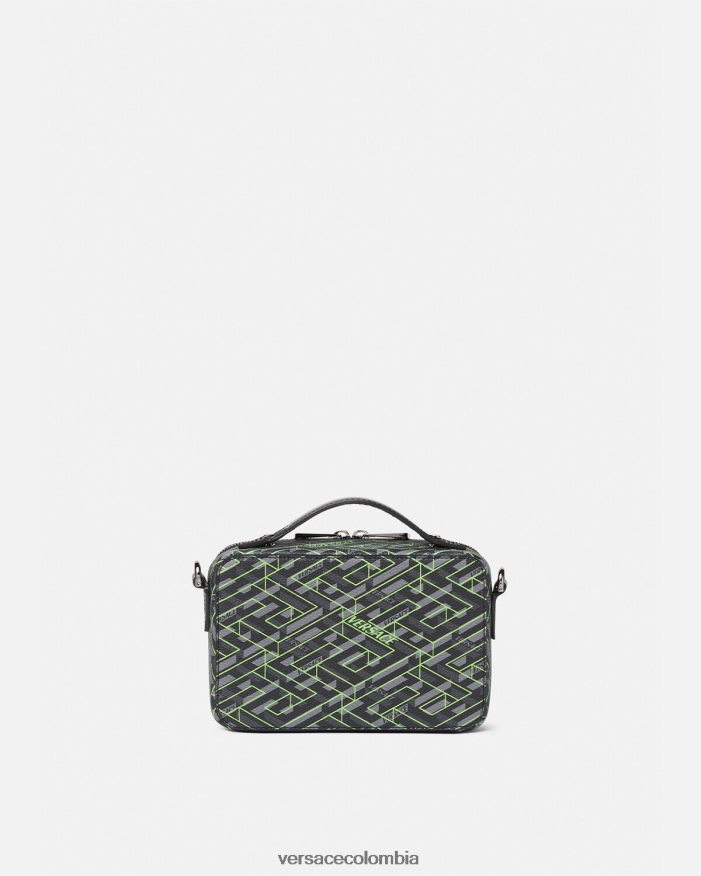 hombres bolso bandolera pequeño con firma la greca Versace imprimir 2RP40F1478 bolsas