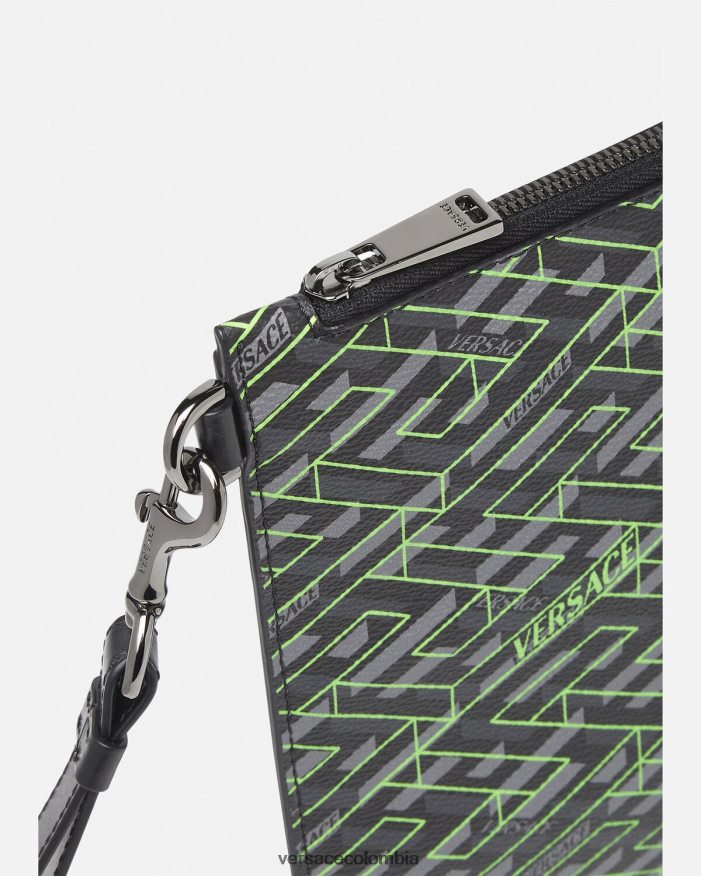 hombres bolso con firma la greca Versace imprimir 2RP40F1480 bolsas
