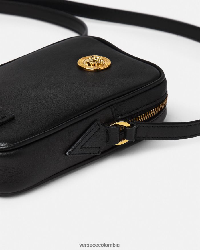 hombres bandolera pequeña con Medusa Biggie Versace negro 2RP40F1465 bolsas