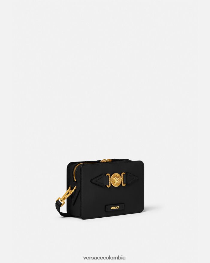 hombres bolso messenger pequeño con Medusa Biggie Versace negro 2RP40F1464 bolsas