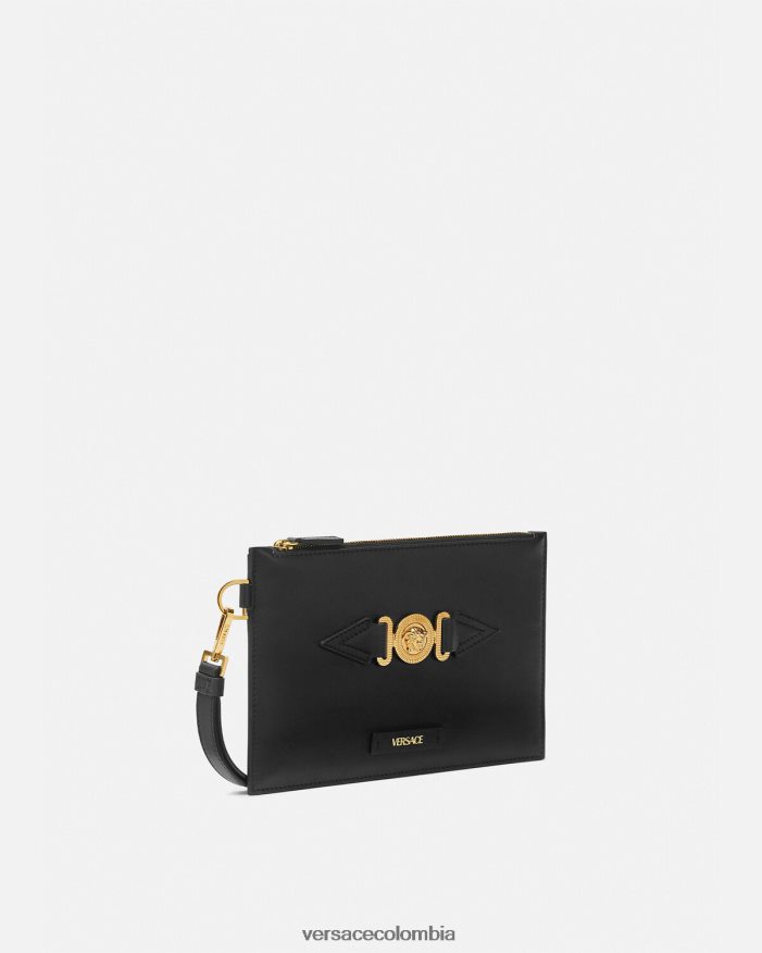 hombres bolso shopper pequeño con medusa biggie Versace negro 2RP40F1463 bolsas