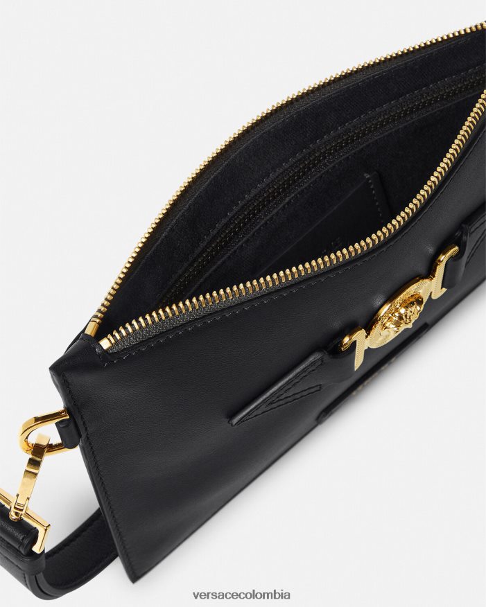 hombres bolso shopper pequeño con medusa biggie Versace negro 2RP40F1463 bolsas