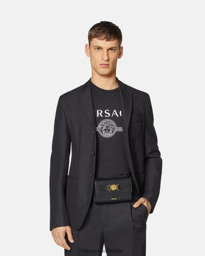 hombres riñonera con Medusa Biggie Versace negro 2RP40F1470 bolsas
