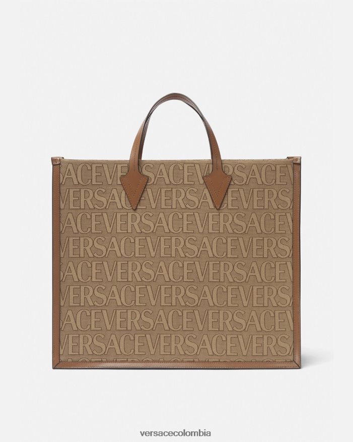 hombres bolso de mano por toda la prenda Versace marrón 2RP40F1506 bolsas
