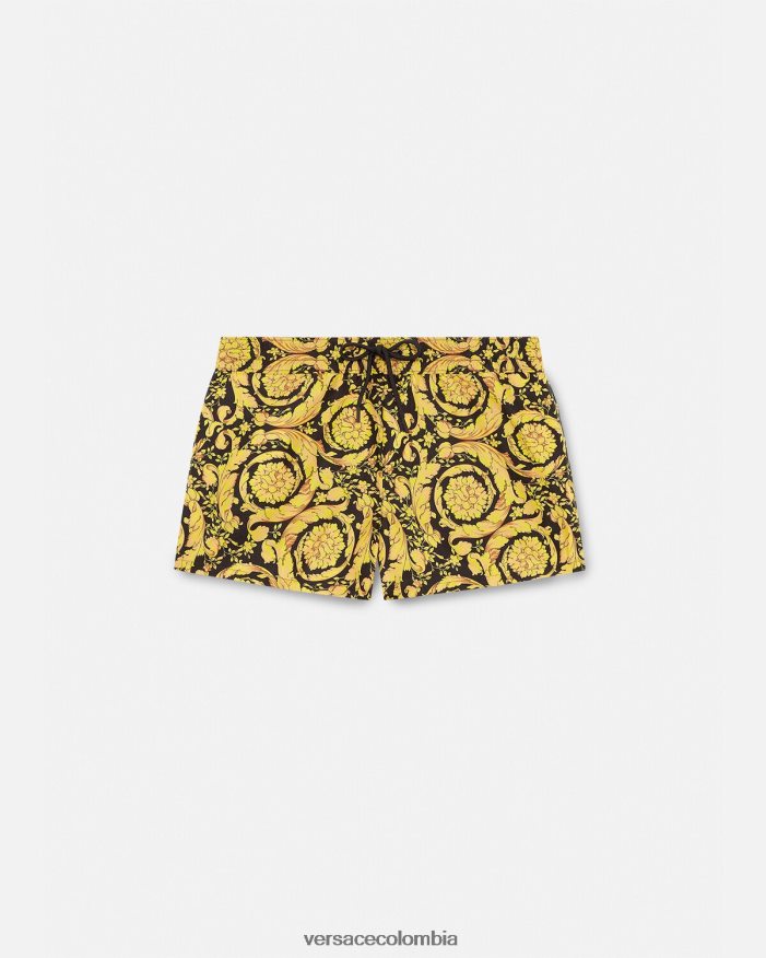 hombres shorts de baño barrocos Versace imprimir 2RP40F1804 ropa interior y ropa de playa