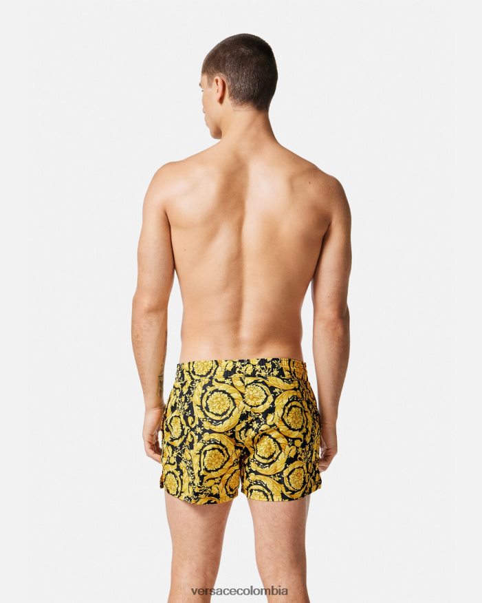 hombres shorts de baño barrocos Versace imprimir 2RP40F1804 ropa interior y ropa de playa