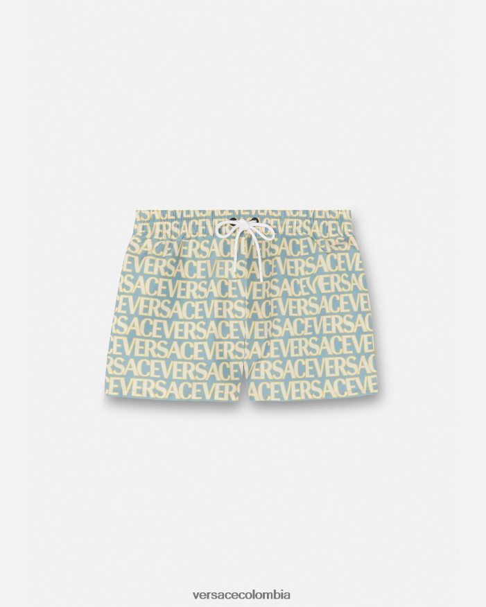 hombres shorts de baño integrales Versace imprimir 2RP40F1792 ropa interior y ropa de playa