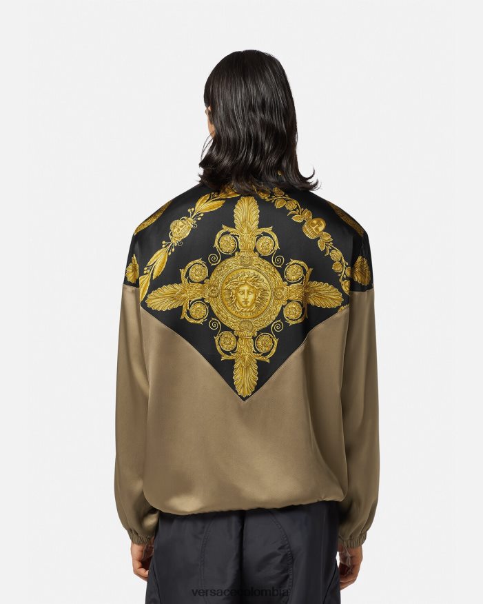 hombres chaqueta blusón barroco maschera Versace imprimir 2RP40F1236 ropa