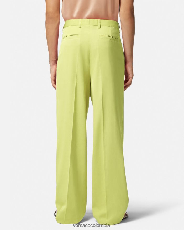 hombres pantalones formales de pierna ancha Versace cal 2RP40F1273 ropa