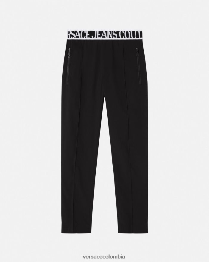 hombres pantalones con logo Versace negro 2RP40F2438 ropa