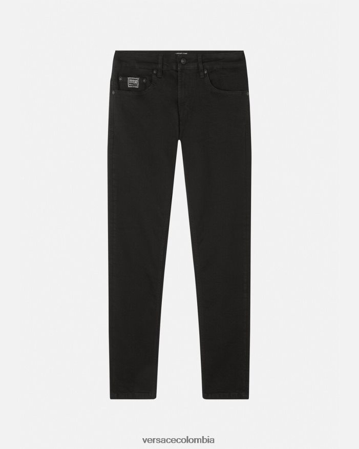 hombres vaqueros con logo Versace negro 2RP40F2439 ropa