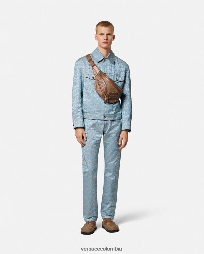 hombres vaqueros por toda la prenda Versace imprimir 2RP40F1436 ropa