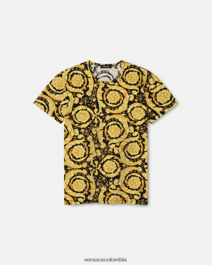 hombres camiseta barroca Versace imprimir 2RP40F1731 ropa interior y ropa de playa