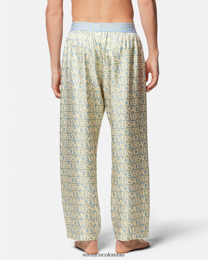 hombres pantalones de pijama por toda la prenda Versace imprimir 2RP40F1730 ropa interior y ropa de playa