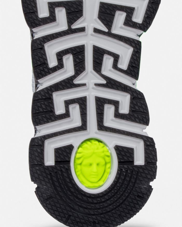 hombres zapatillas trigrecas Versace multicolor 2RP40F1545 zapato