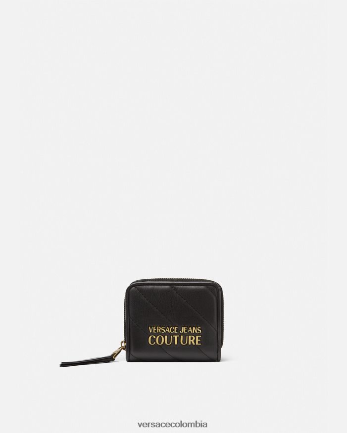 mujer cartera acolchada thelma con cremallera Versace negro 2RP40F2349 accesorios