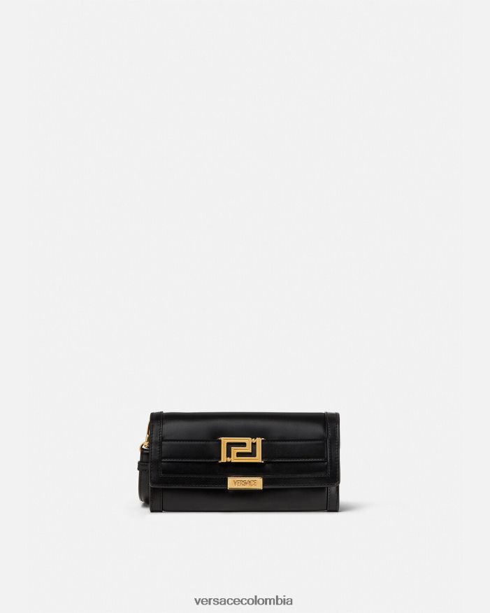 mujer cartera con greca diosa Versace negro 2RP40F565 accesorios