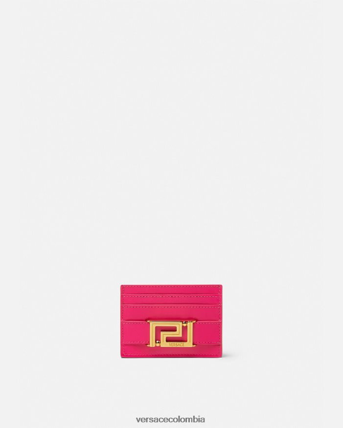 mujer tarjetero con diosa Greca Versace rosa 2RP40F561 accesorios