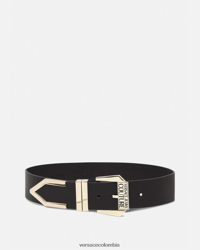 mujer cinturón con logo Versace negro 2RP40F2334 accesorios