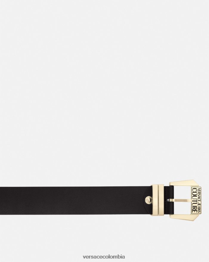 mujer cinturón con logo Versace negro 2RP40F2334 accesorios