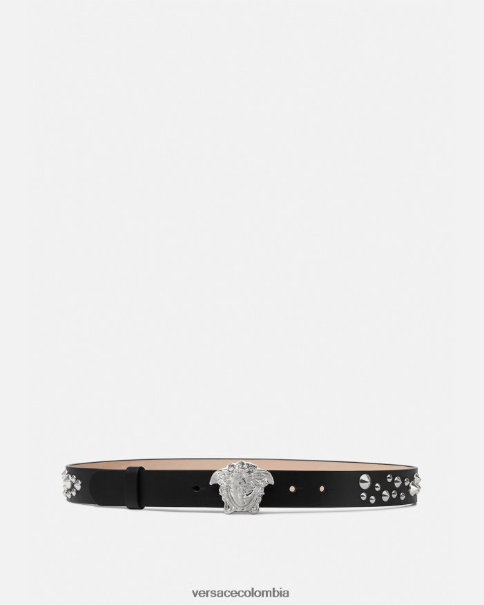 mujer cinturón con motivo de medusa y pinchos Versace negro 2RP40F545 accesorios