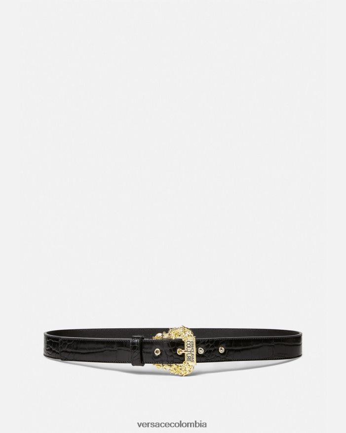 mujer cinturón de alta costura1 Versace negro 2RP40F2326 accesorios