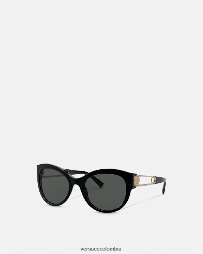 mujer gafas de sol con imperdible Versace negro 2RP40F688 accesorios