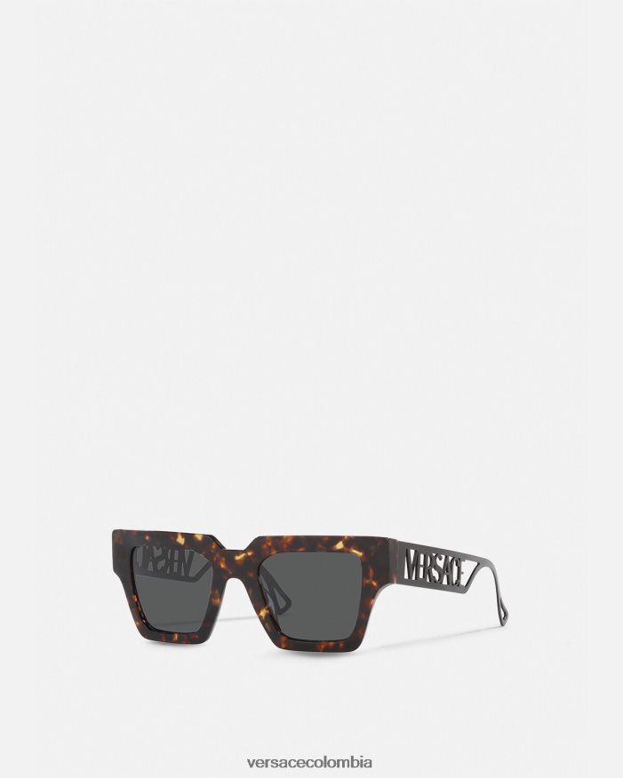 mujer gafas de sol con logo vintage de los 90 Versace la Habana 2RP40F620 accesorios