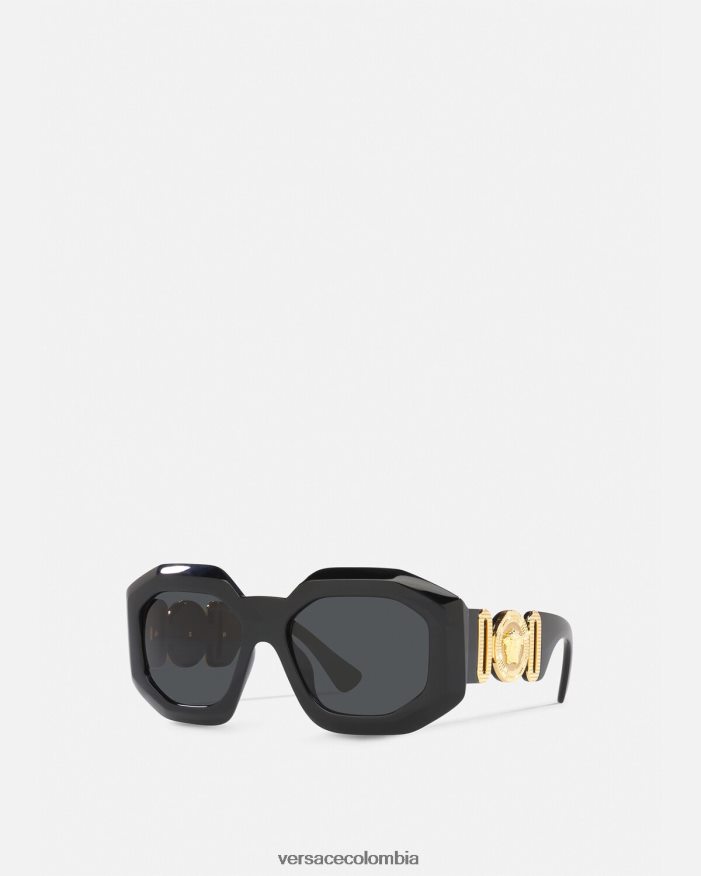 mujer gafas de sol cuadradas maxi medusa biggie Versace negro 2RP40F635 accesorios