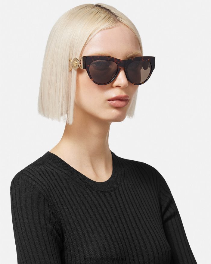 mujer gafas de sol de medusa alada Versace la Habana 2RP40F604 accesorios