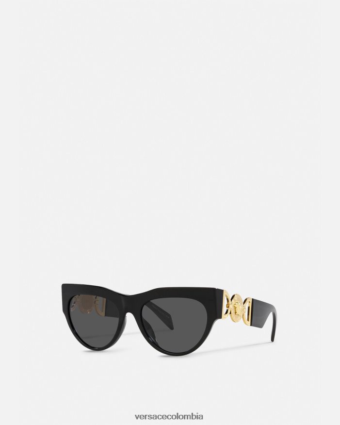 mujer gafas de sol de medusa alada Versace negro 2RP40F603 accesorios