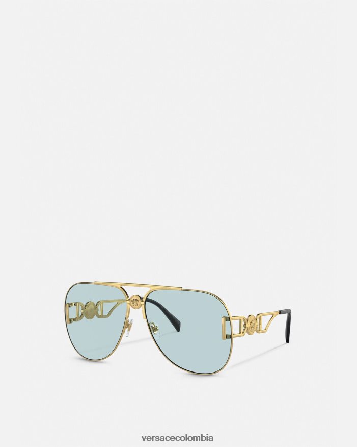 mujer gafas de sol estilo piloto medusa biggie Versace onul 2RP40F596 accesorios